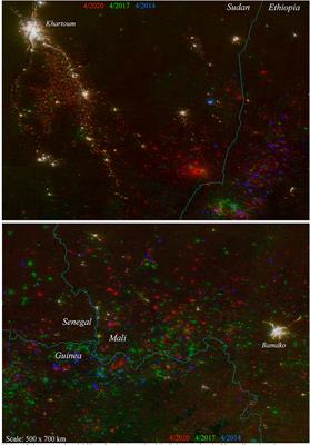 Spatiotemporal Characterization of VIIRS Night Light